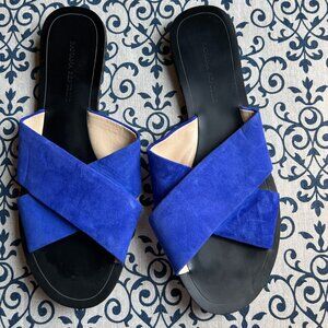 Suede Slide Sandal